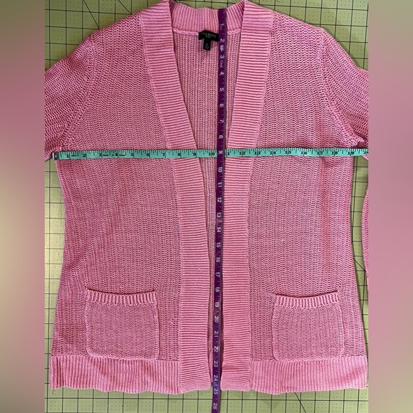 Talbots linen cardigan mid-length sweater women’s size Small Petite SP - Picture 4 of 6